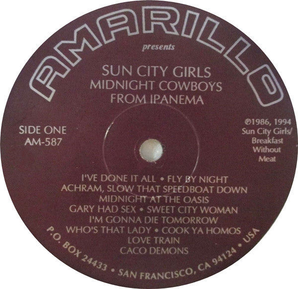 Sun City Girls : Midnight Cowboys From Ipanema (LP, RE)