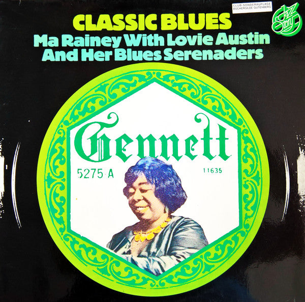 Ma Rainey With Lovie Austin's Blues Serenaders : Classic Blues (LP, Comp, Mono, Club)