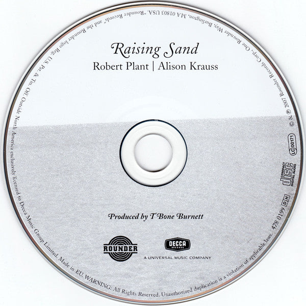 Robert Plant | Alison Krauss : Raising Sand (CD, Album)