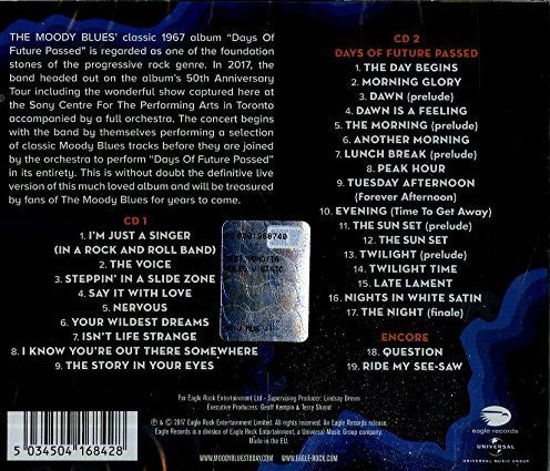 The Moody Blues : Days Of Future Passed Live (2xCD, Album)