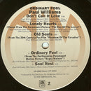 Paul Williams (2) : Ordinary Fool (LP, Album, Ter)