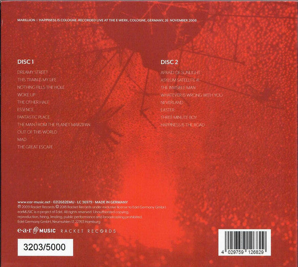 Marillion : Happiness Is Cologne (2xCD, Album, Ltd, Num, RE, Dig)