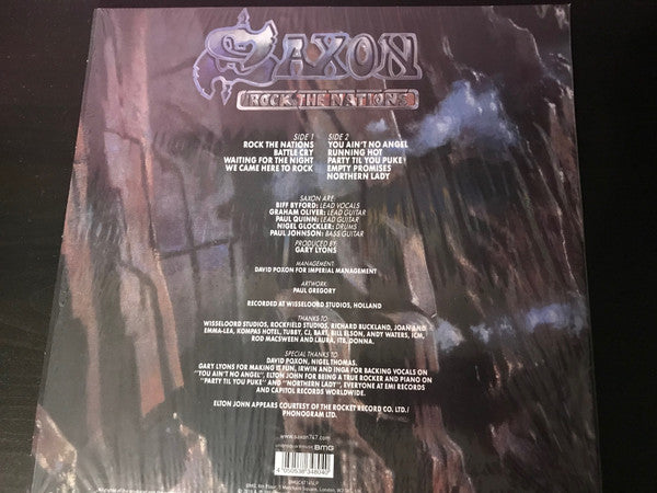 Saxon : Rock The Nations (LP, Album, Ltd, RE, Tri)