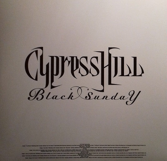 Cypress Hill : Black Sunday (2xLP, Album, RE, 180)