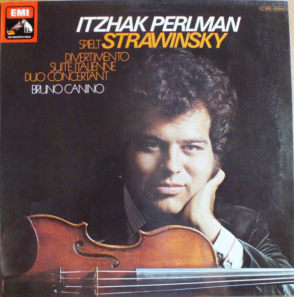 Itzhak Perlman, Bruno Canino, Igor Stravinsky : Itzhak Perlman Spielt Strawinsky (LP, Album)