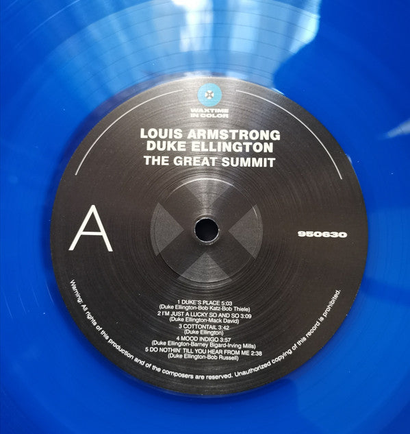 Louis Armstrong & Duke Ellington : The Great Summit (LP, Comp, Ltd, RE, Blu)