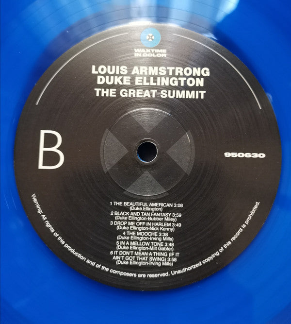 Louis Armstrong & Duke Ellington : The Great Summit (LP, Comp, Ltd, RE, Blu)