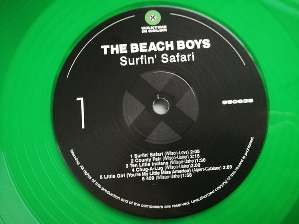 The Beach Boys : Surfin’ Safari (LP, Album, Ltd, RE, Gre)