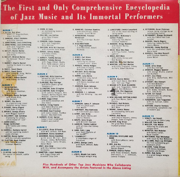 Various : The RCA Victor Encyclopedia Of Recorded Jazz: Album 1 All to Bec (2x7", EP, Comp)