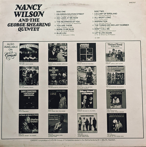 Nancy Wilson And The George Shearing Quintet : Oh, Look At Us Now! (LP)