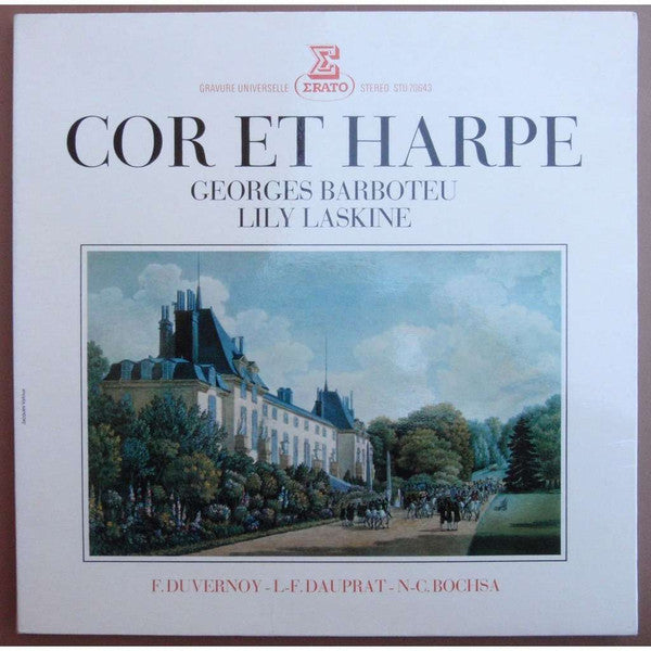 Georges Barboteu, Lily Laskine : Cor Et Harpe (LP, Album)