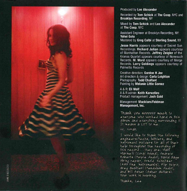 Norah Jones : Not Too Late (CD, Album, RE, RP)
