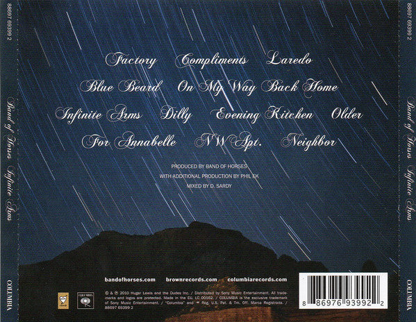 Band Of Horses : Infinite Arms (CD, Album, Jew)