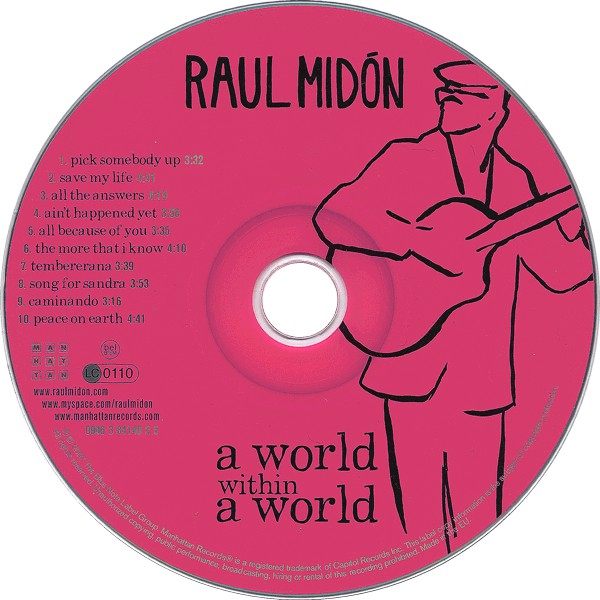 Raul Midón : A World Within A World (CD, Album)