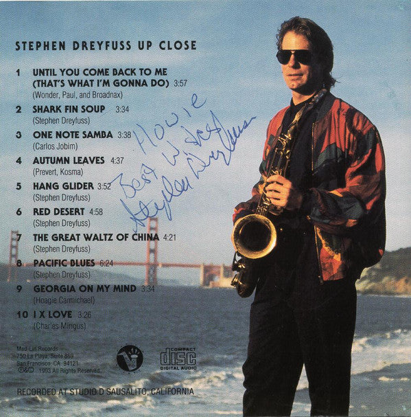 Stephen Dreyfuss : Up Close (CD, Album)