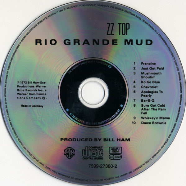 ZZ Top : Rio Grande Mud (CD, Album, RE)