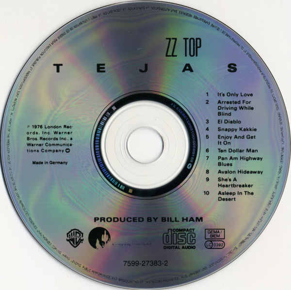 ZZ Top : Tejas (CD, Album, RE)