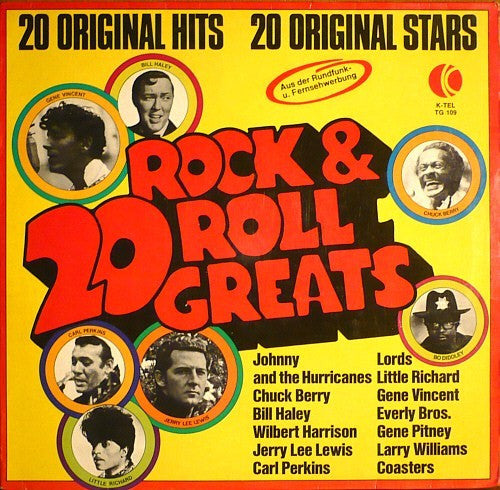 Various : 20 Rock & Roll Greats (LP, Album, Comp)