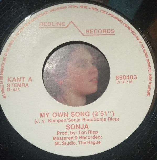 Sonja (37) : My Own Song (7", Single)