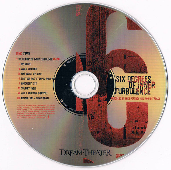 Dream Theater : Six Degrees Of Inner Turbulence (2xCD, Album, RE)