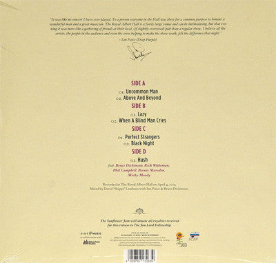 Various : Celebrating Jon Lord, The Rock Legend, Vol.2 (2xLP, Album)