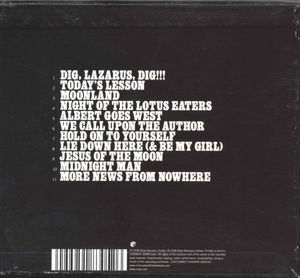 Nick Cave & The Bad Seeds : Dig, Lazarus, Dig!!! (CD, Album + Box, Ltd)