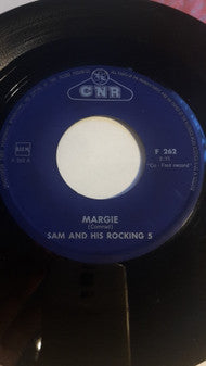 Sam & His Rocking Five : Margie / Horses (7", Single)