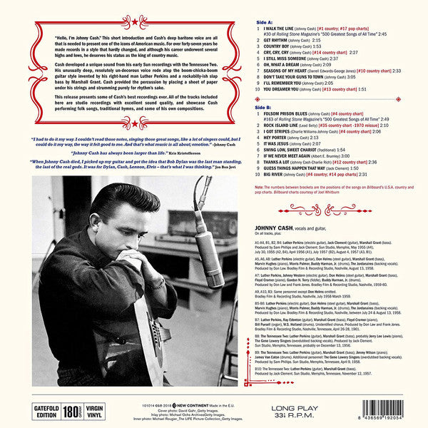 Johnny Cash : The Hits (LP, Comp, 180)