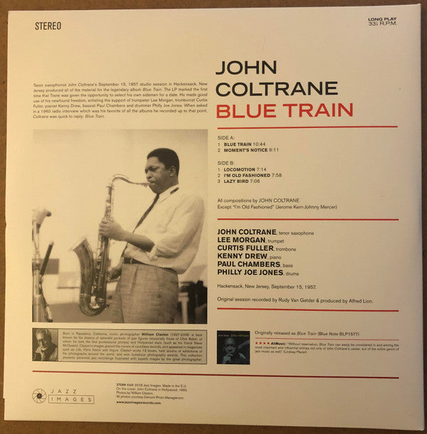 John Coltrane : Blue Train (LP, Album, Ltd, RE, 180)