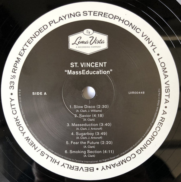 St. Vincent : MassEducation (LP, Album)