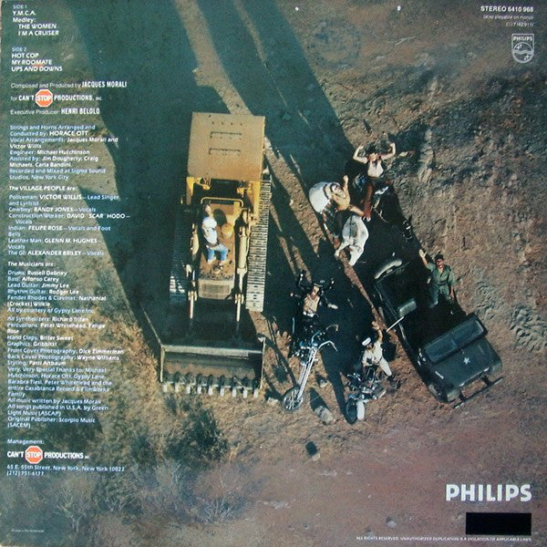 Village People : Cruisin' (LP, Album, P/Mixed)