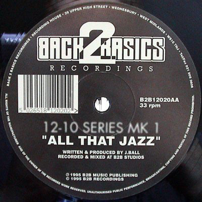 12-10 Series MK 1 : Bubbles / All That Jazz (12")