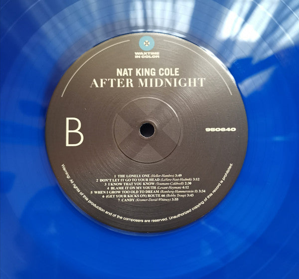 The Nat King Cole Trio : After Midnight (LP, Album, Ltd, RE, Blu)