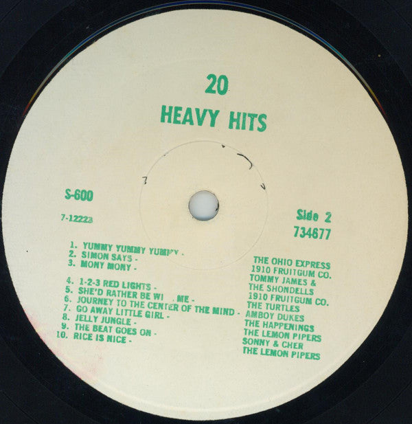 Various : 20 Heavy Hits (LP, Comp)