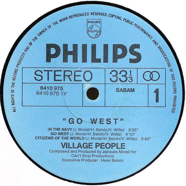 Village People : Go West (LP, Album)