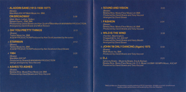 David Bowie : ChangesTwoBowie (CD, Comp, RE)
