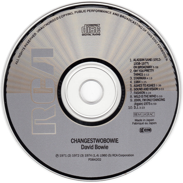 David Bowie : ChangesTwoBowie (CD, Comp, RE)