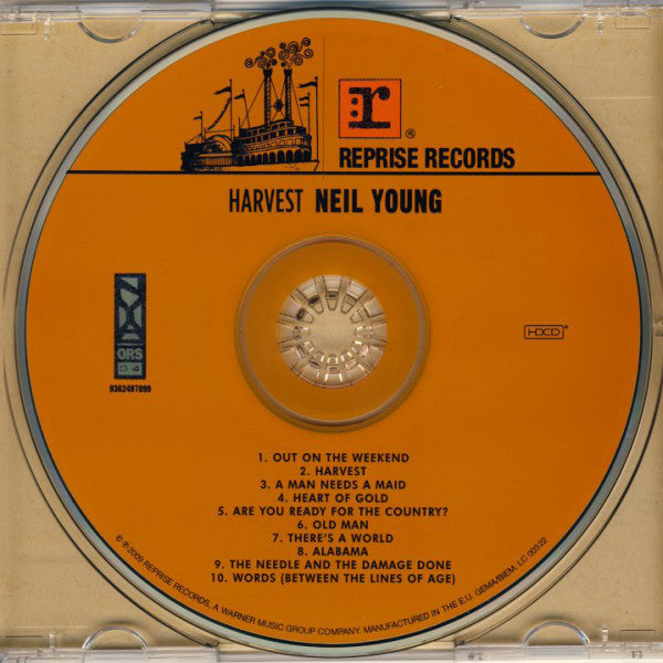 Neil Young : Harvest (HDCD, Album, RE, RM)