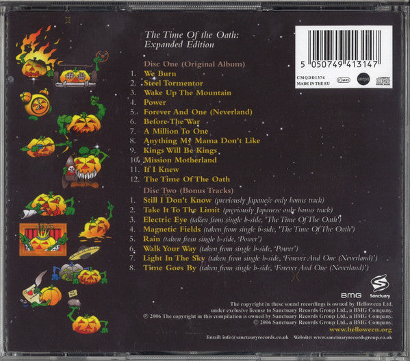 Helloween : The Time Of The Oath (2xCD, Album, RE, RM, Exp)