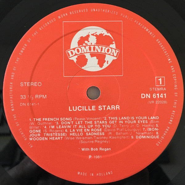 Lucille Starr : Lucille Starr (LP, Comp)