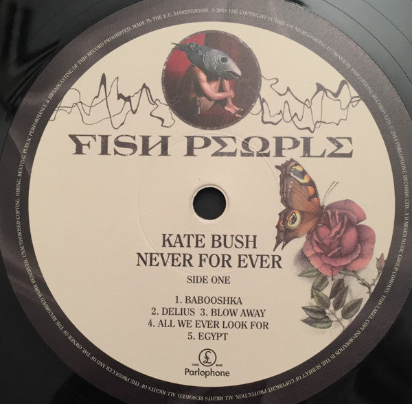 Kate Bush : Never For Ever (LP, Album, RE, RM, 180)