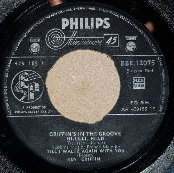 Ken Griffin (2) : Griffin's In The Groove (7", EP)