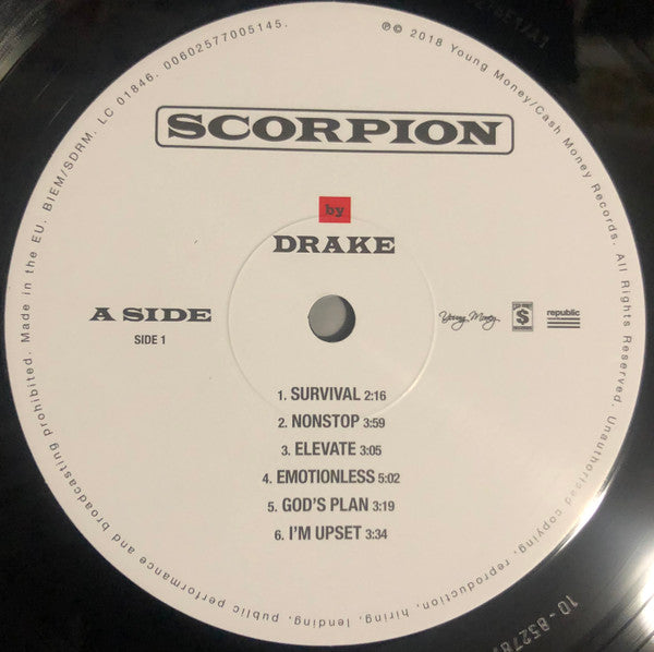 Drake : Scorpion (2xLP, Album)