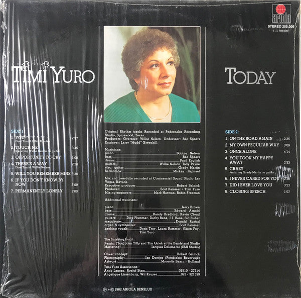 Timi Yuro : Today (LP, Album)