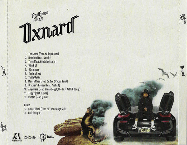 Anderson .Paak : Oxnard (CD, Album)