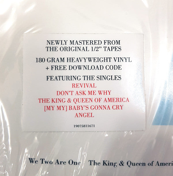 Eurythmics : We Too Are One (LP, Album, RE, RM)