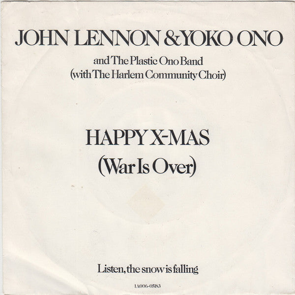 John Lennon & Yoko Ono And The The Plastic Ono Band : Happy Xmas (War Is Over)  (7", RE)