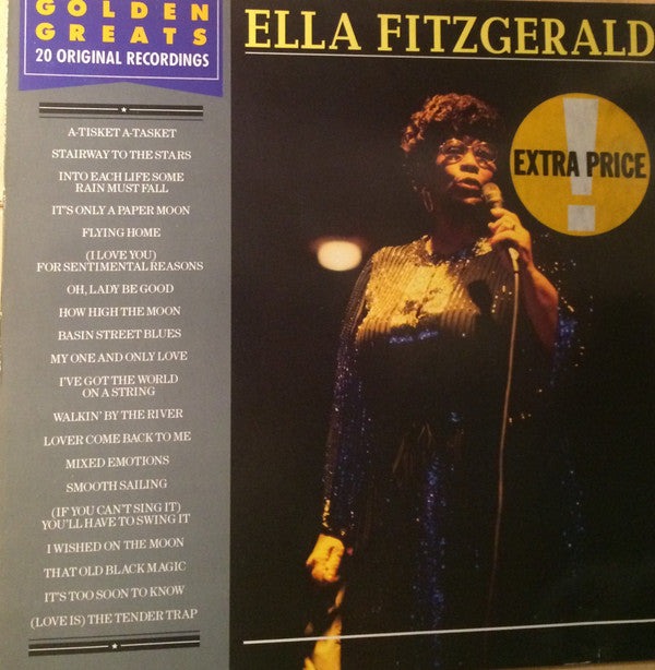 Ella Fitzgerald : Golden Greats - 20 Original Recordings (LP, Comp)