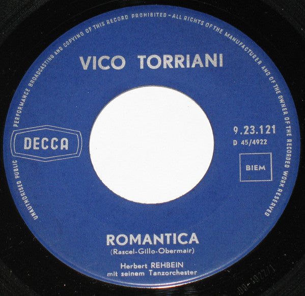 Vico Torriani : Romantica (7")