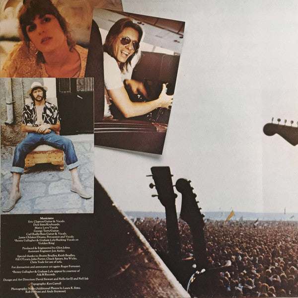 Eric Clapton : Backless (LP, Album, Gat)
